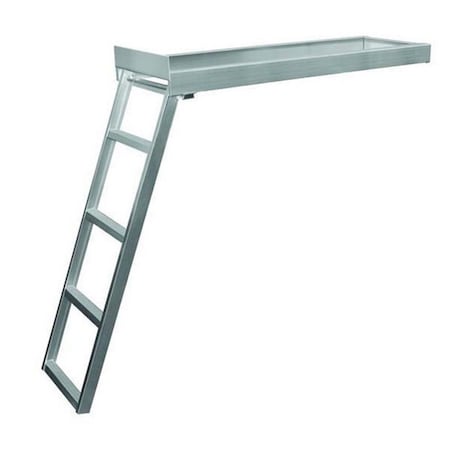Powerplay Under-Deck Pontoon Ladder for Flat Front Pontoon Decks PO2594328